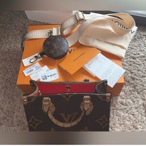 Louis Vuitton Monogram Handbag with Coin Pouch